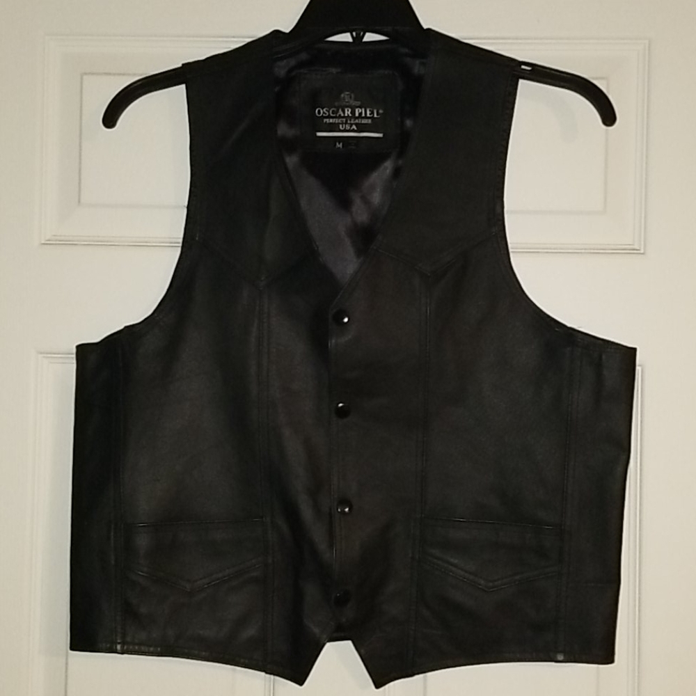 Oscar Piel Leather Vest